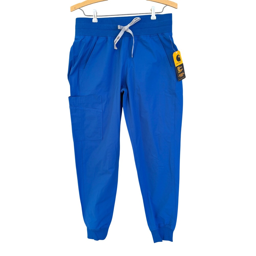 Carhartt Force Modern Fit Jogger Scrub Pants Royal Blue C51113 Small Regular NEW